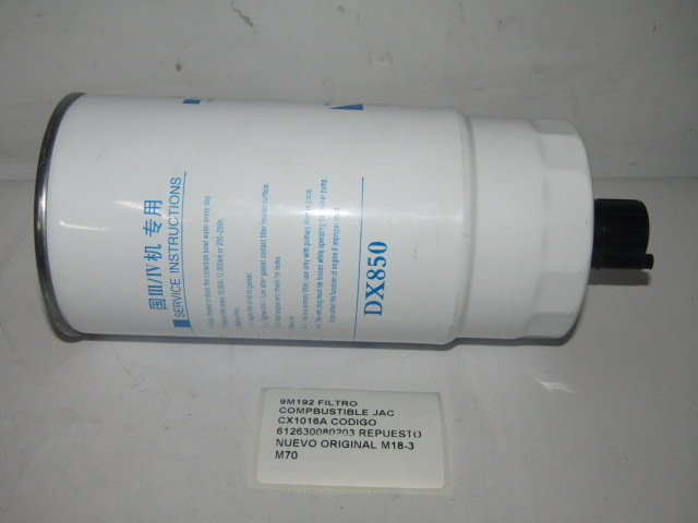Filtro Compbustible Jac Cx1016a Codigo 612630080203 - foto 2