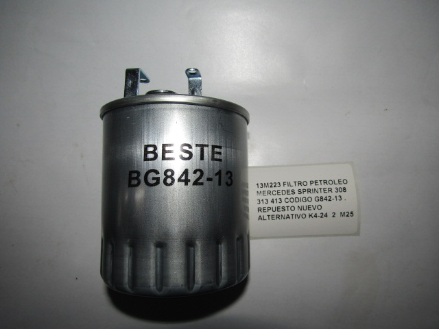 Filtro Petroleo Mercedes Sprinter 308 313 413 Codigo G842-13
