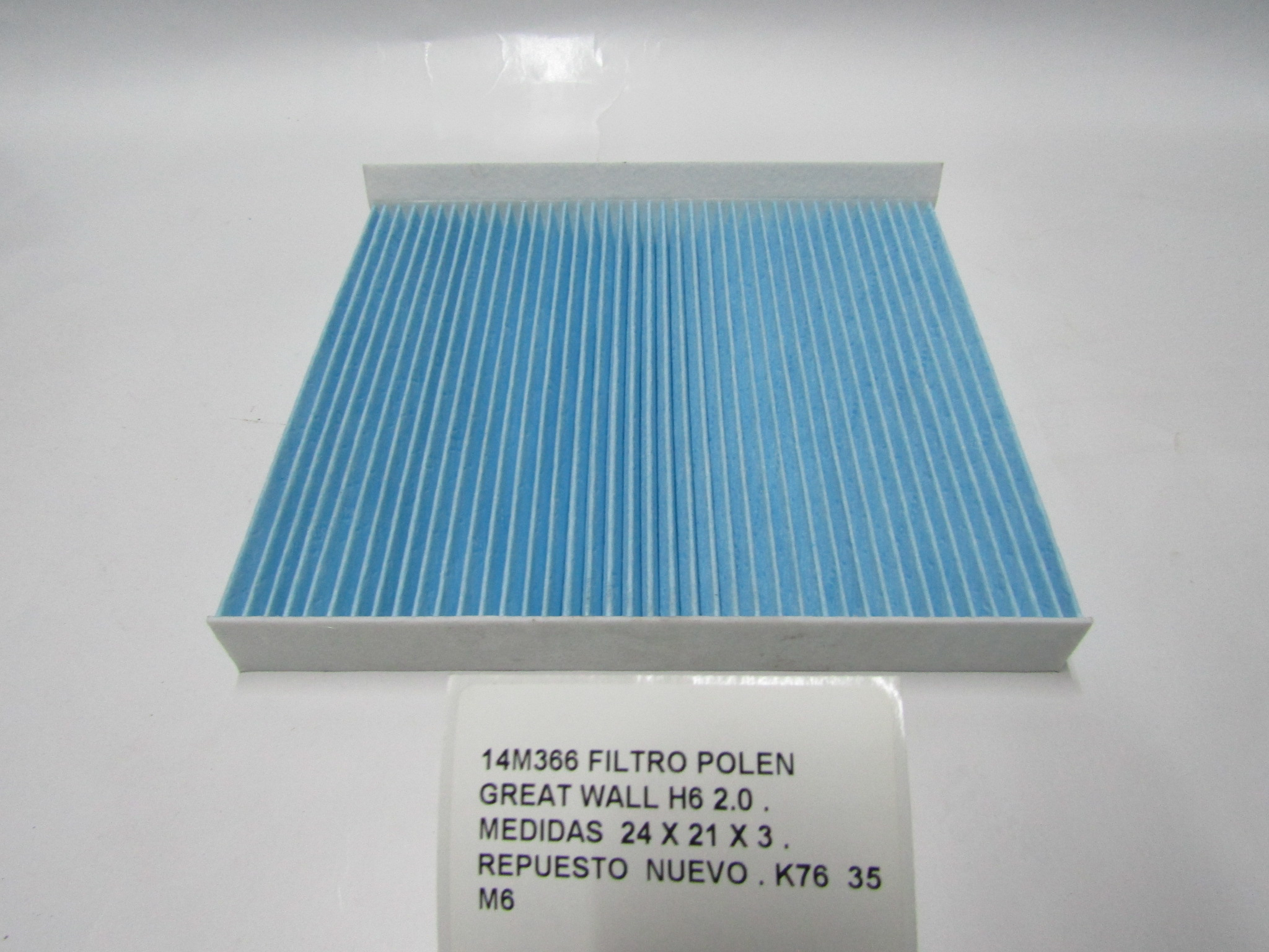 Filtro Polen Great Wall H6 2.0 . Medidas 24 X 21 X 3 - foto 3