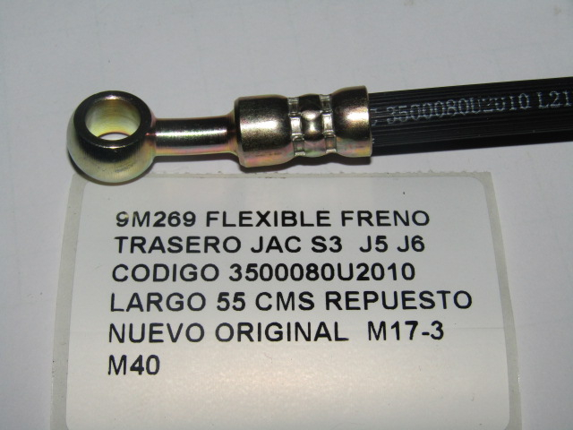 Flexible Freno Trasero Jac S3 J5 J6 Codigo 3500080u2010 - foto 2