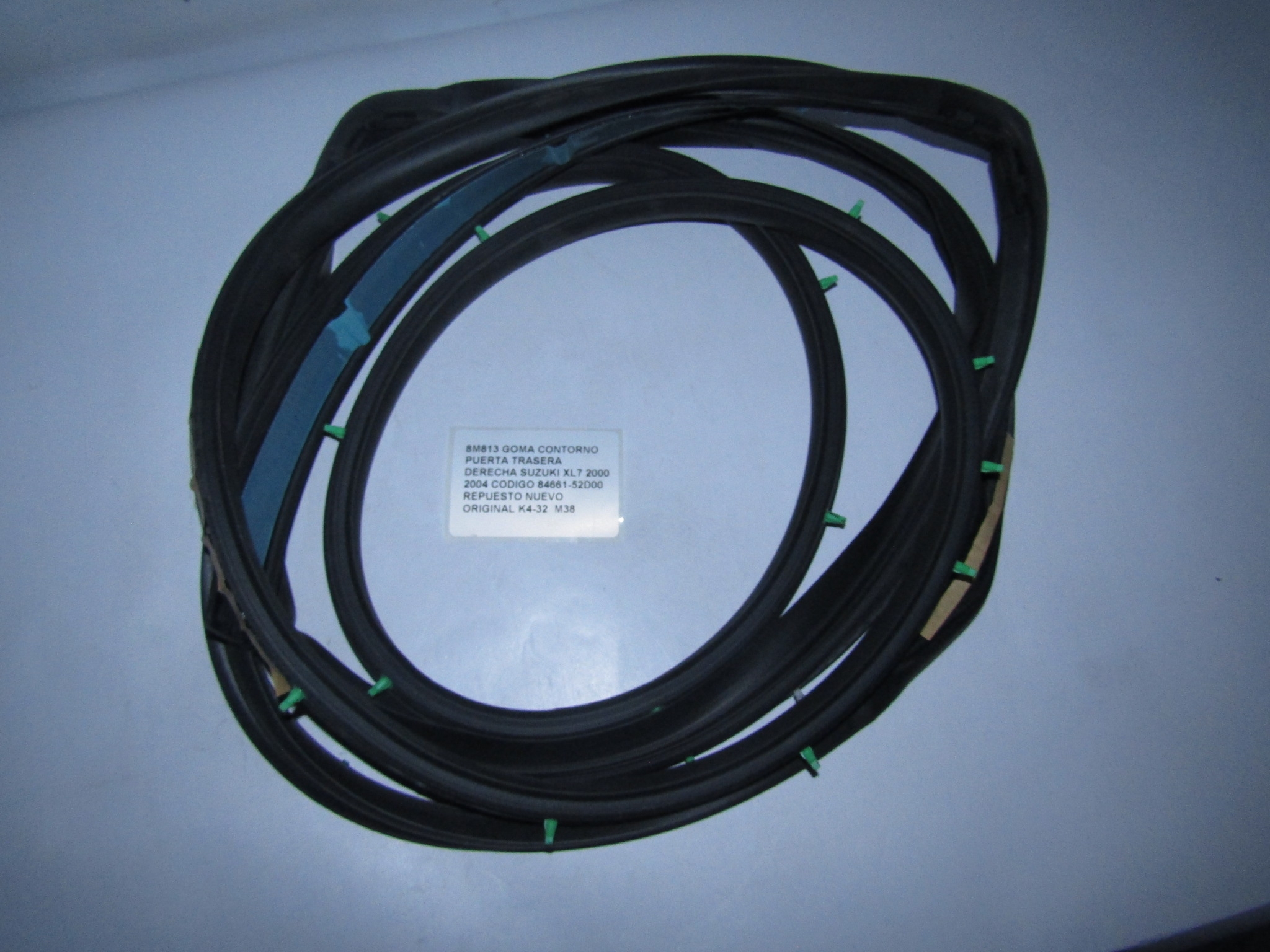 Goma Contorno Puerta Trasera Derecha Suzuki Xl7 2000- 04