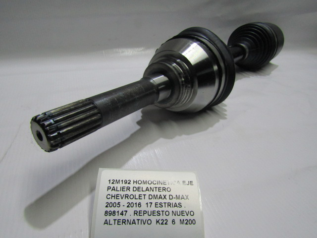 Homocinetica Eje Palier Delantero Chevrolet Dmax 2005 - 2016 - foto 2