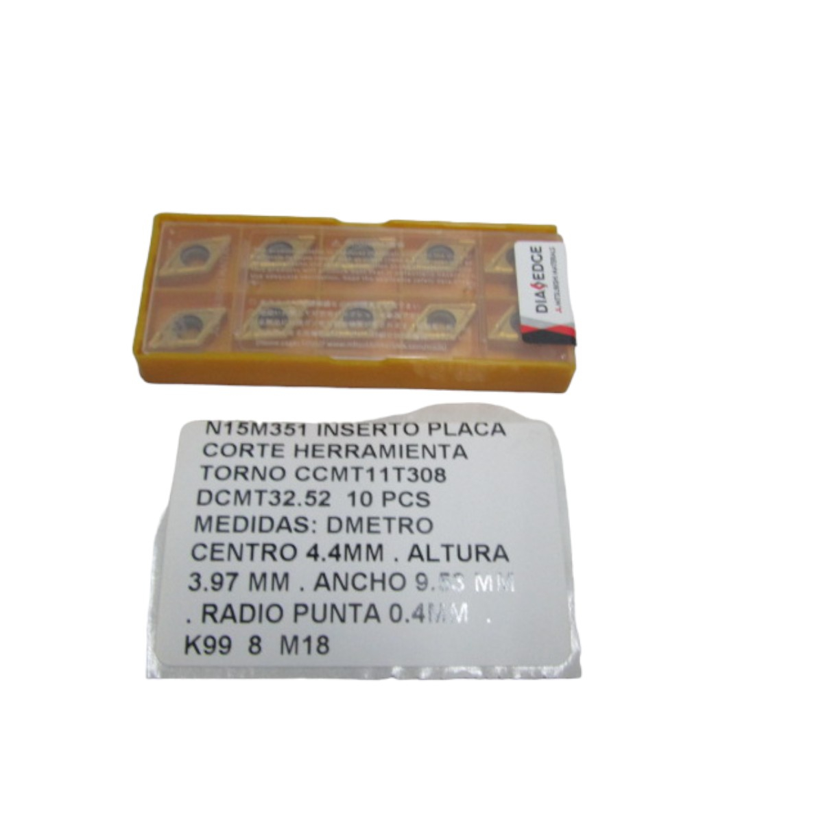 Inserto Placa Corte Herramienta Torno Ccmt11t308 Dcmt32.52