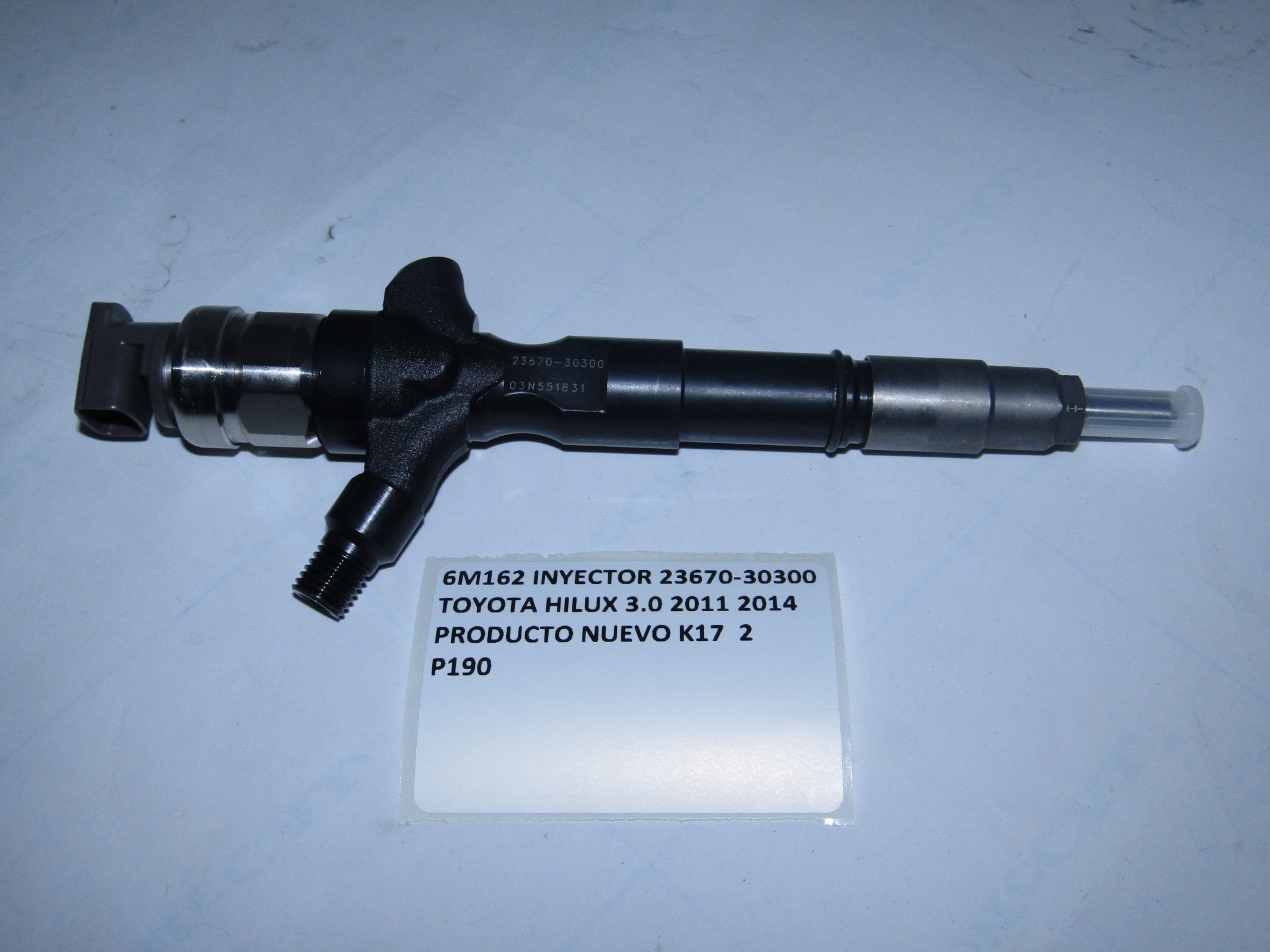 Inyector 23670-30300 Toyota Hilux 3.0 2011 2014
