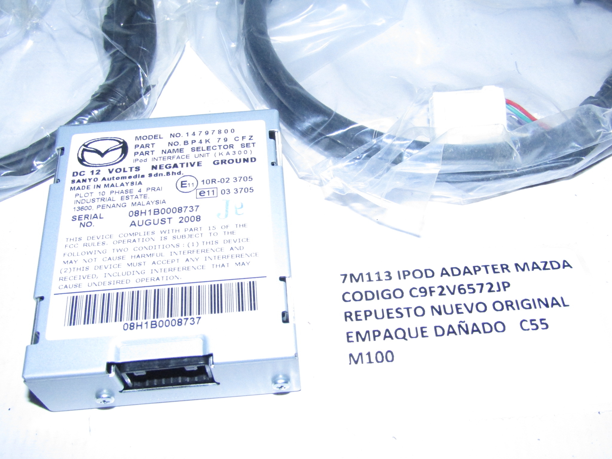 iPod Adapter Para Mazda Codigo C9f2v6572jp