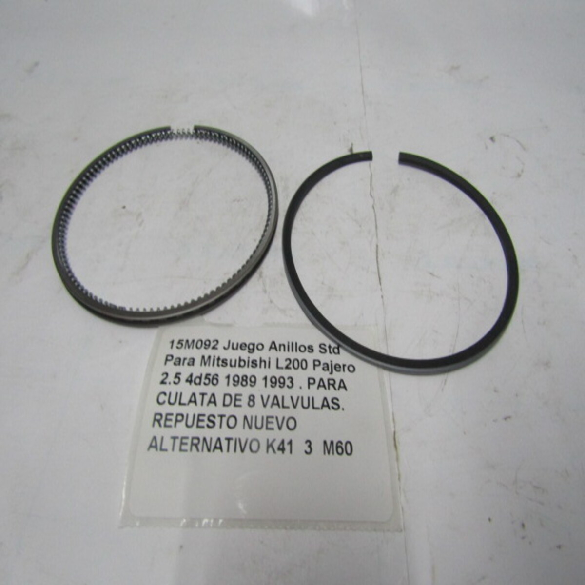 Juego Anillos Std Mitsubishi L200 Pajero 2.5 4d56 1989 1993 - foto 4