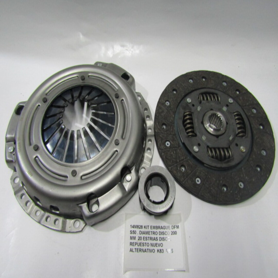 Kit Embrague Dfm S50 Diametro Disco 200 Mm 20 Estrias Disco - foto 3