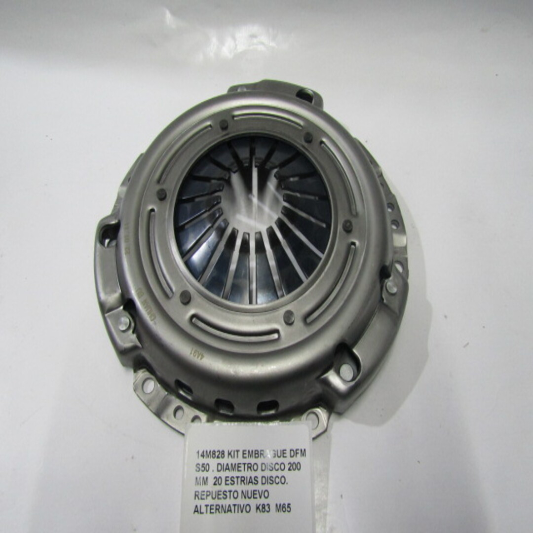 Kit Embrague Dfm S50 Diametro Disco 200 Mm 20 Estrias Disco - foto 4