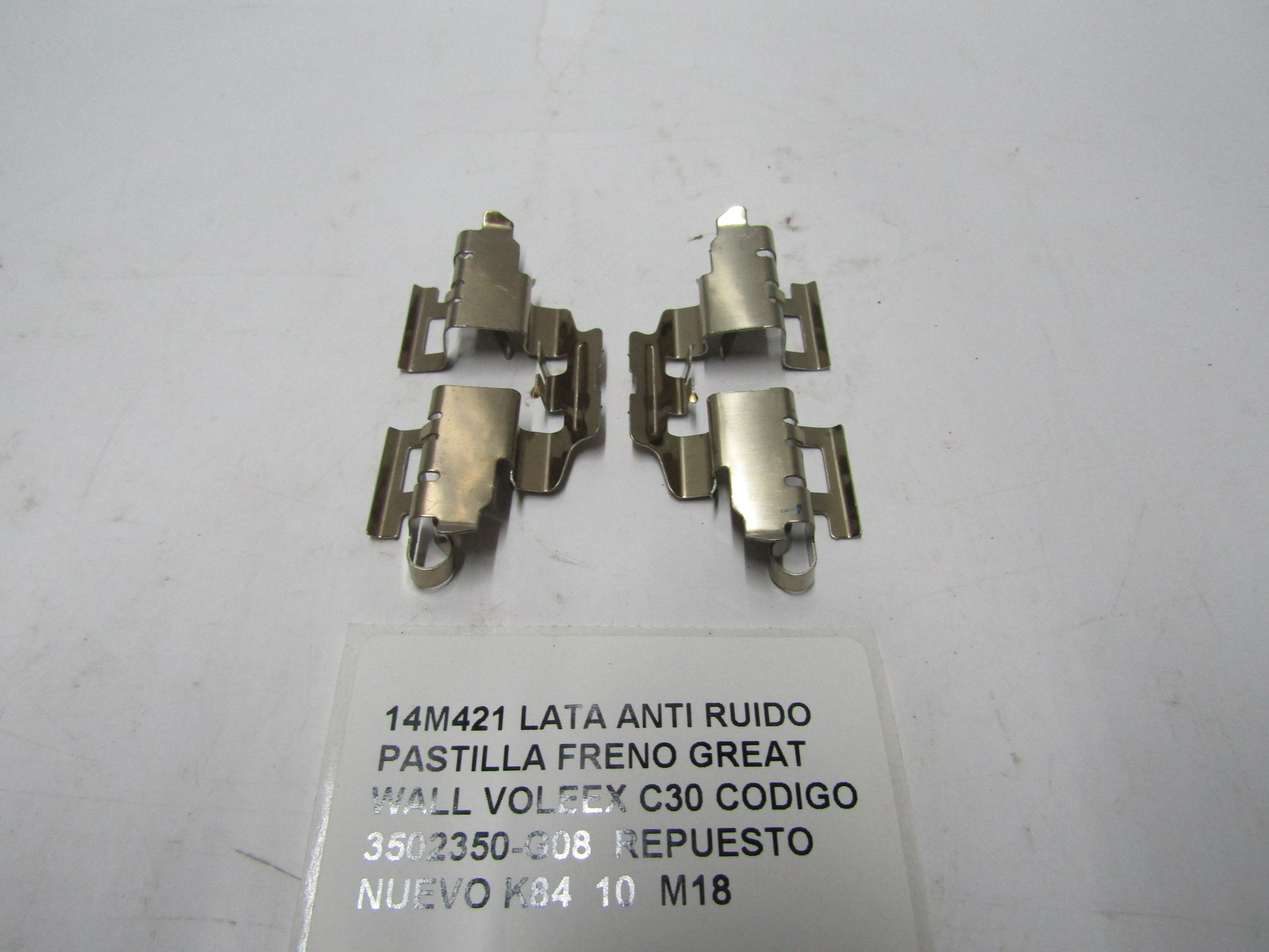 Lata Anti Ruido Pastilla Freno Great Wall Voleex 3502350-g08 - foto 4