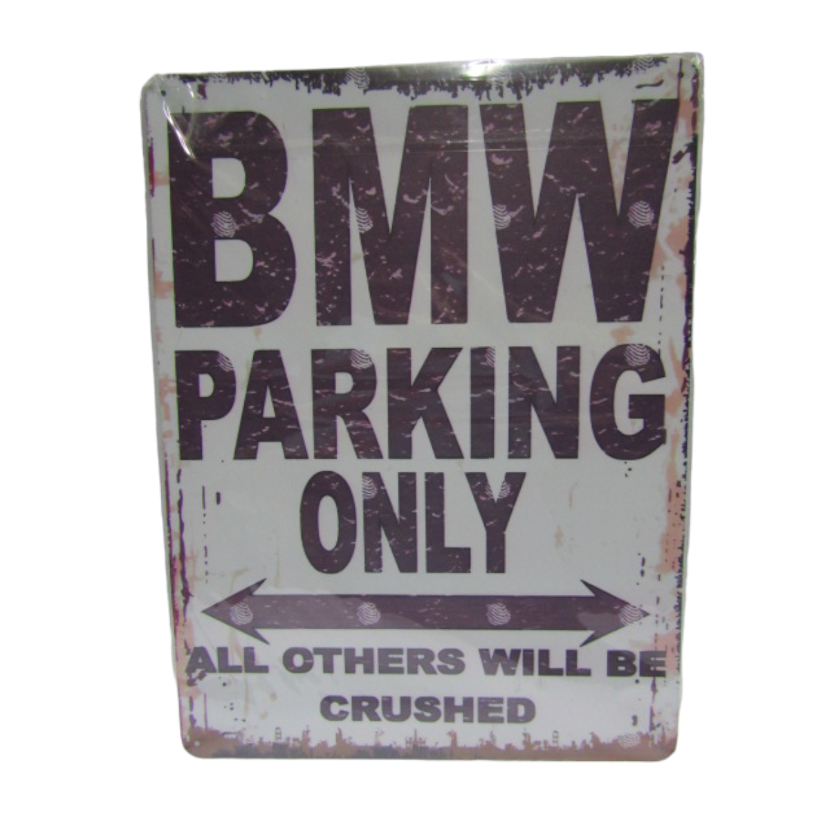 Letrero Bmw Parking Only . Medidas 40 X 30 Cms.