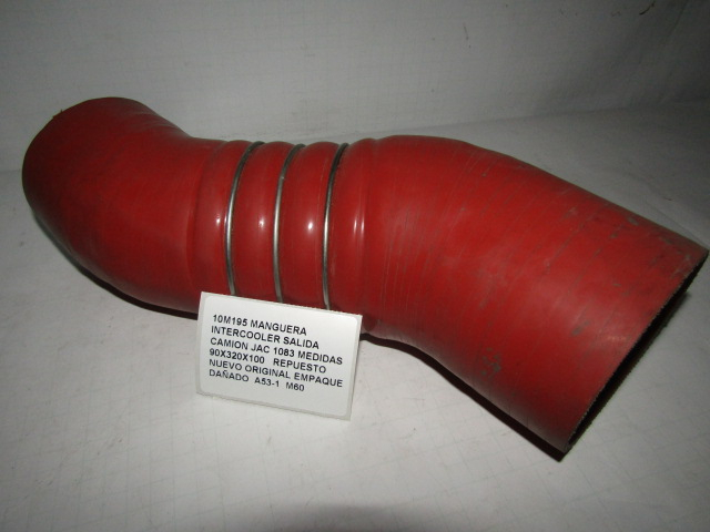 Manguera Intercooler Salida Camion Jac 1083 Med 90x320x100 - foto 3