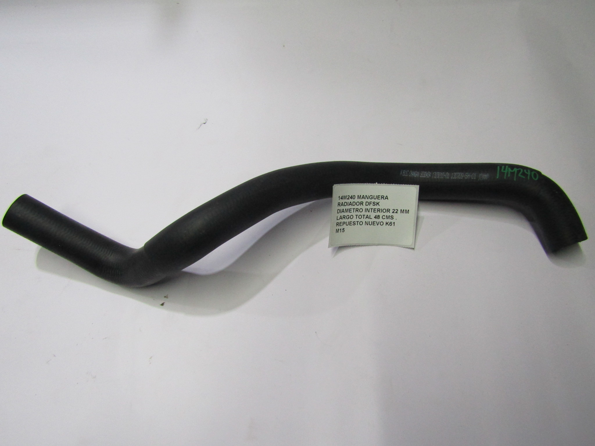 Manguera Radiador Dfsk Diametro 22 Mm Largo Total 48 Cms - foto 2