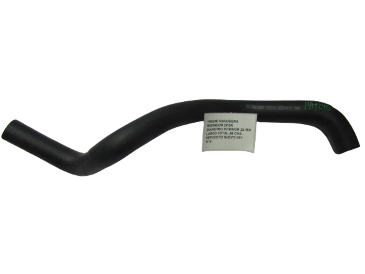 Manguera Radiador Dfsk Diametro 22 Mm Largo Total 48 Cms - foto 3