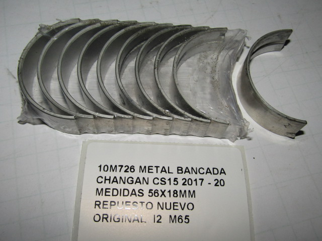 Metal Bancada Changan Cs15 2017 - 20 Medidas 56x18mm