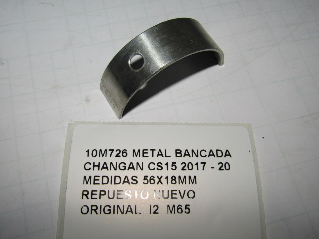 Metal Bancada Changan Cs15 2017 - 20 Medidas 56x18mm - foto 2