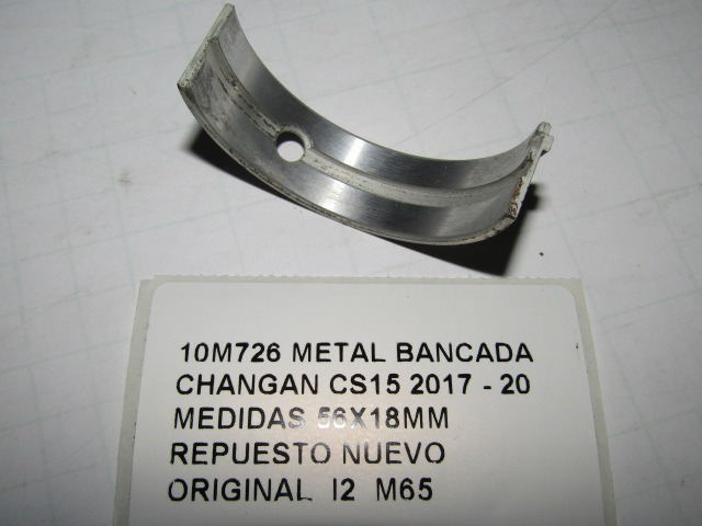 Metal Bancada Changan Cs15 2017 - 20 Medidas 56x18mm - foto 3