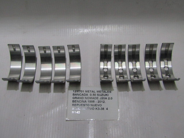 Metales Bancada 0.50 Suzuki Grand Nomade 1998 - 2012