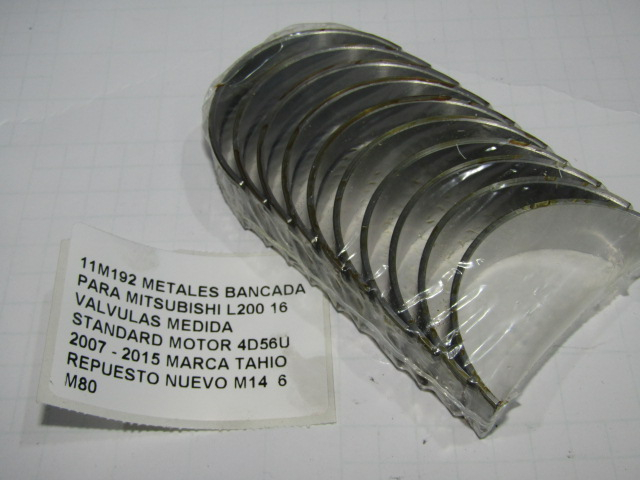 Metales Bancada Mitsubishi L200 2.5 Std 16v 4d56u 2007- 2015 - foto 2
