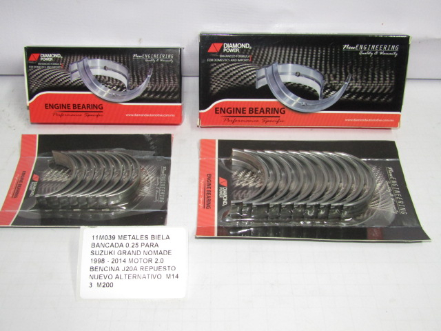 Metales Biela Bancada 0.25 Suzuki Grand Nomade 1998-2014 - foto 2