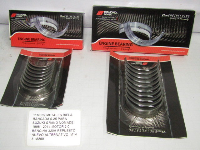 Metales Biela Bancada 0.25 Suzuki Grand Nomade 1998-2014 - foto 3
