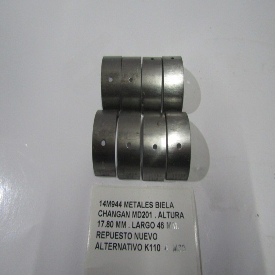 Metales Biela Changan Md201 . Altura 17.80 Mm . Largo 46 Mm - foto 3