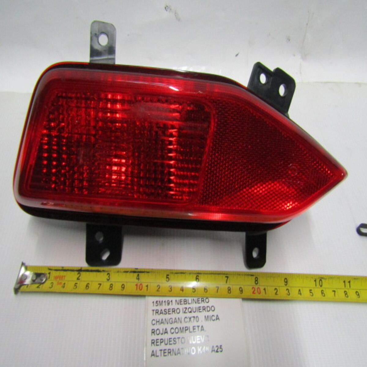 Neblinero Trasero Izquierdo Changan Cx70 . Mica Roja - foto 5