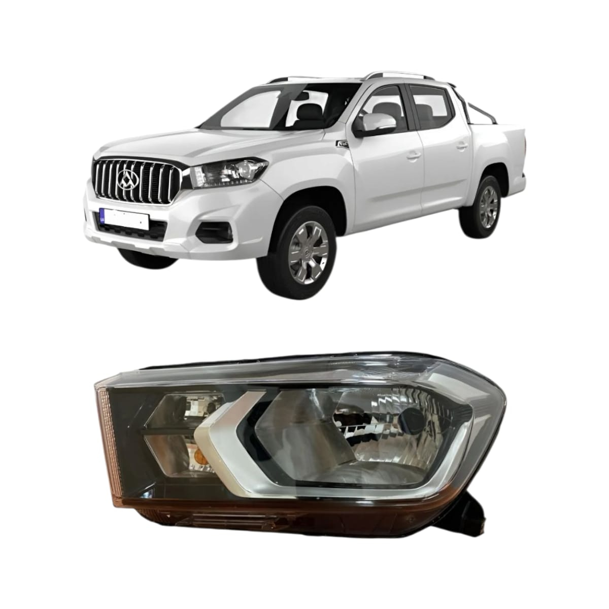 Optico Foco Delantero Izquierdo Para Maxus T60 2017 - 2021 - foto 8