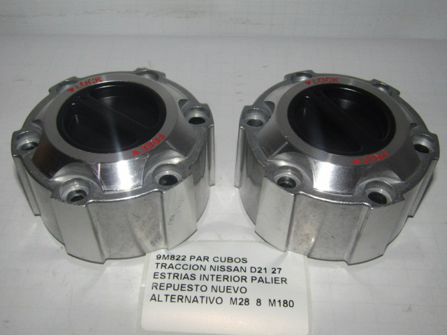 Par Cubos Manuales Para Nissan Terrano D21 27 Estrias - foto 2