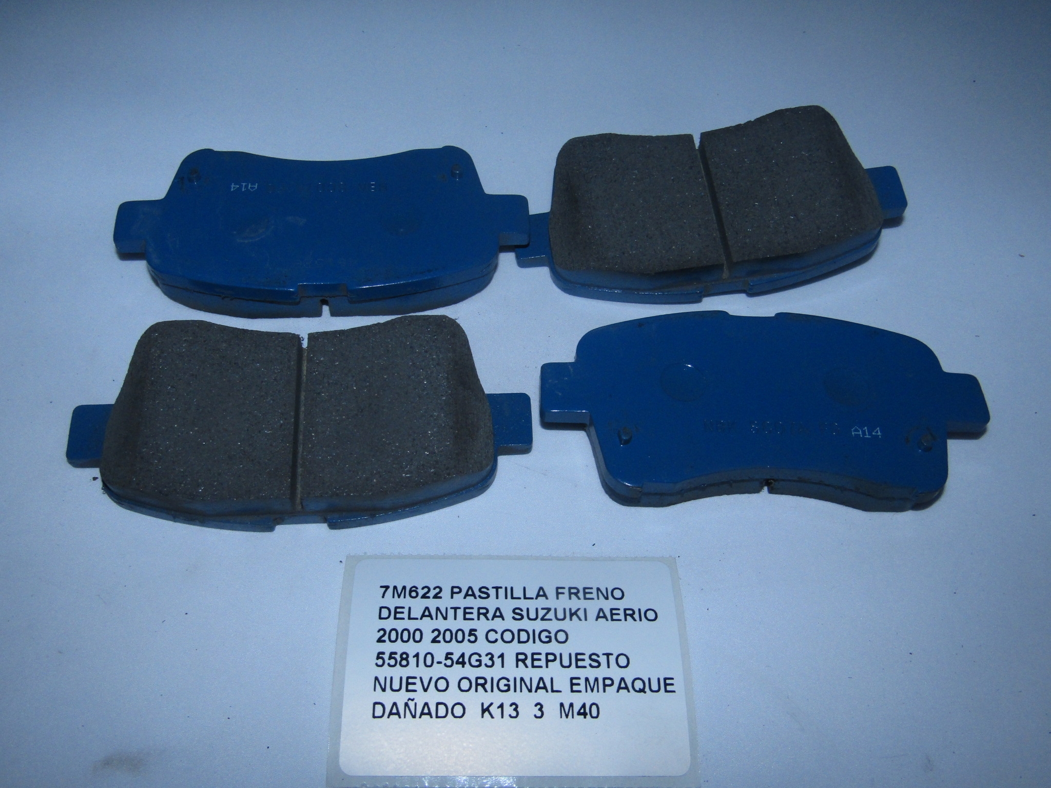Pastilla Freno Delantera Suzuki Aerio 2000 2005 55810-54g31