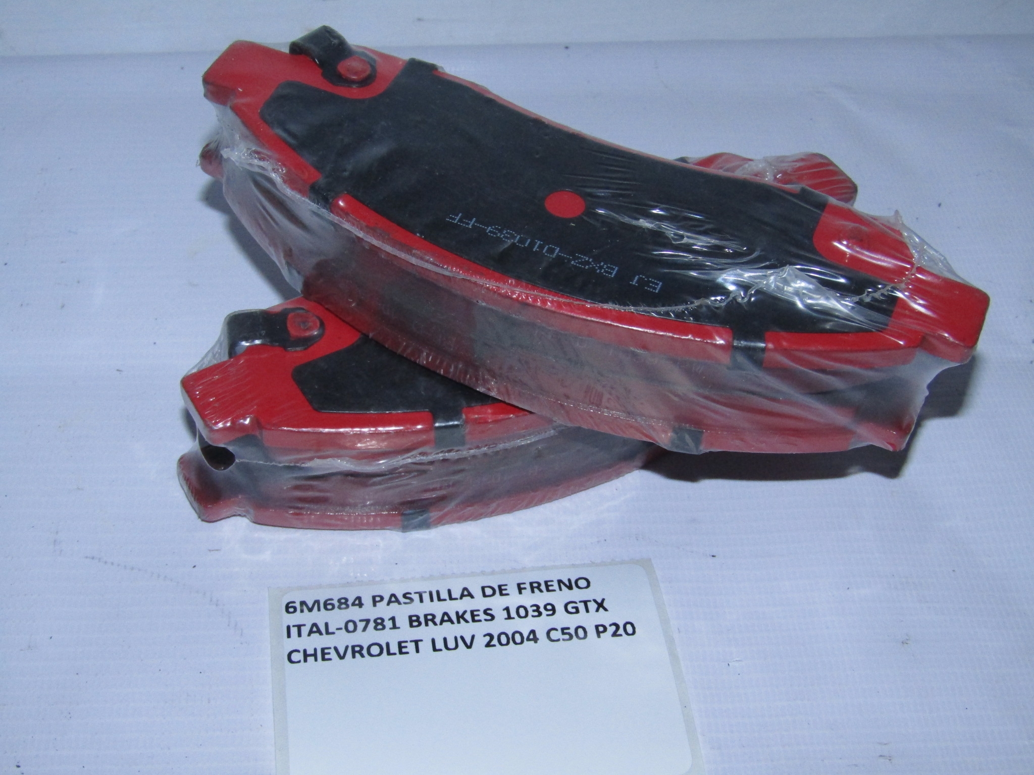 Pastilla Freno Semi Metalicas Ital-0781 Chevrolet Luv 2004