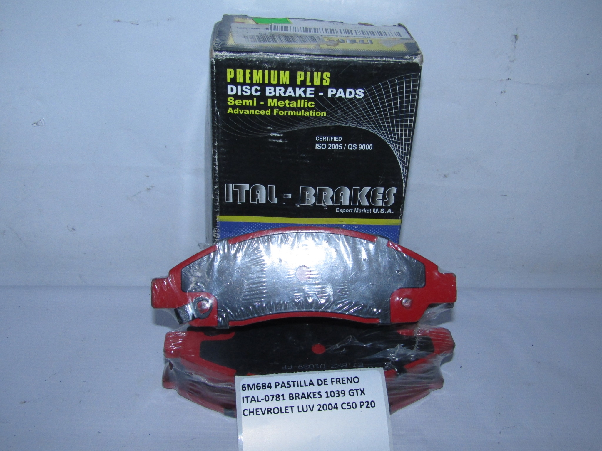 Pastilla Freno Semi Metalicas Ital-0781 Chevrolet Luv 2004 - foto 3