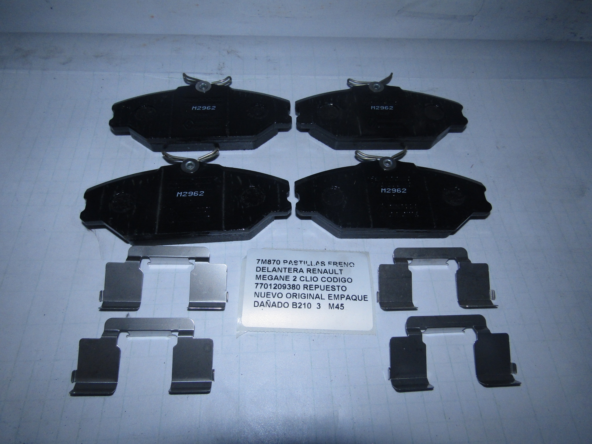 Pastillas Freno Delantera Renault Megane 2 Clio 7701209380 - foto 2