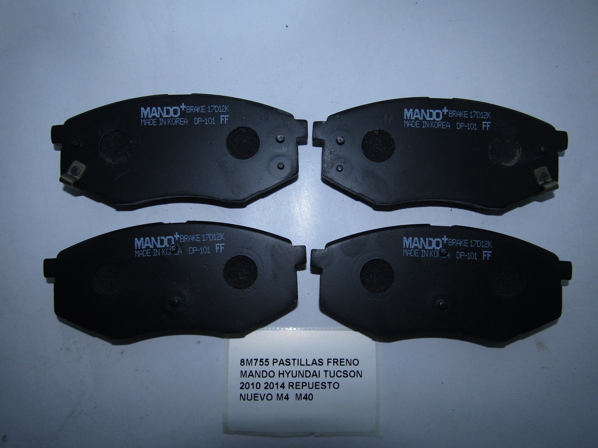Pastillas Freno Mando Hyundai Tucson 2010 2014