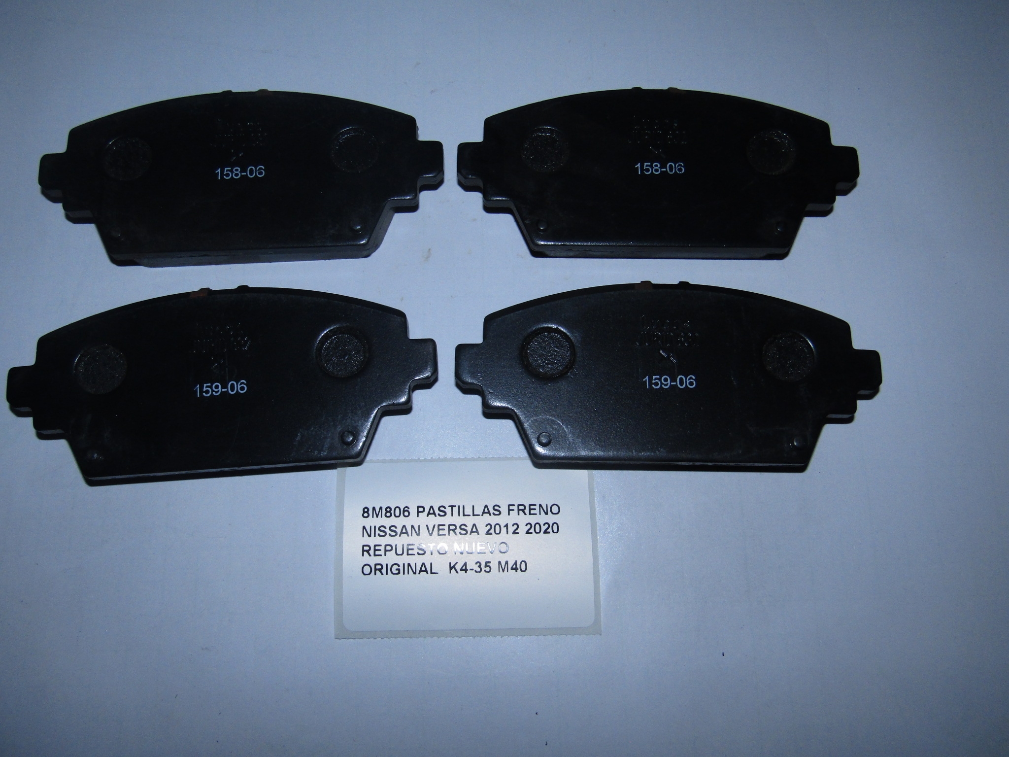 Pastillas Freno Nissan Versa 2012 2020