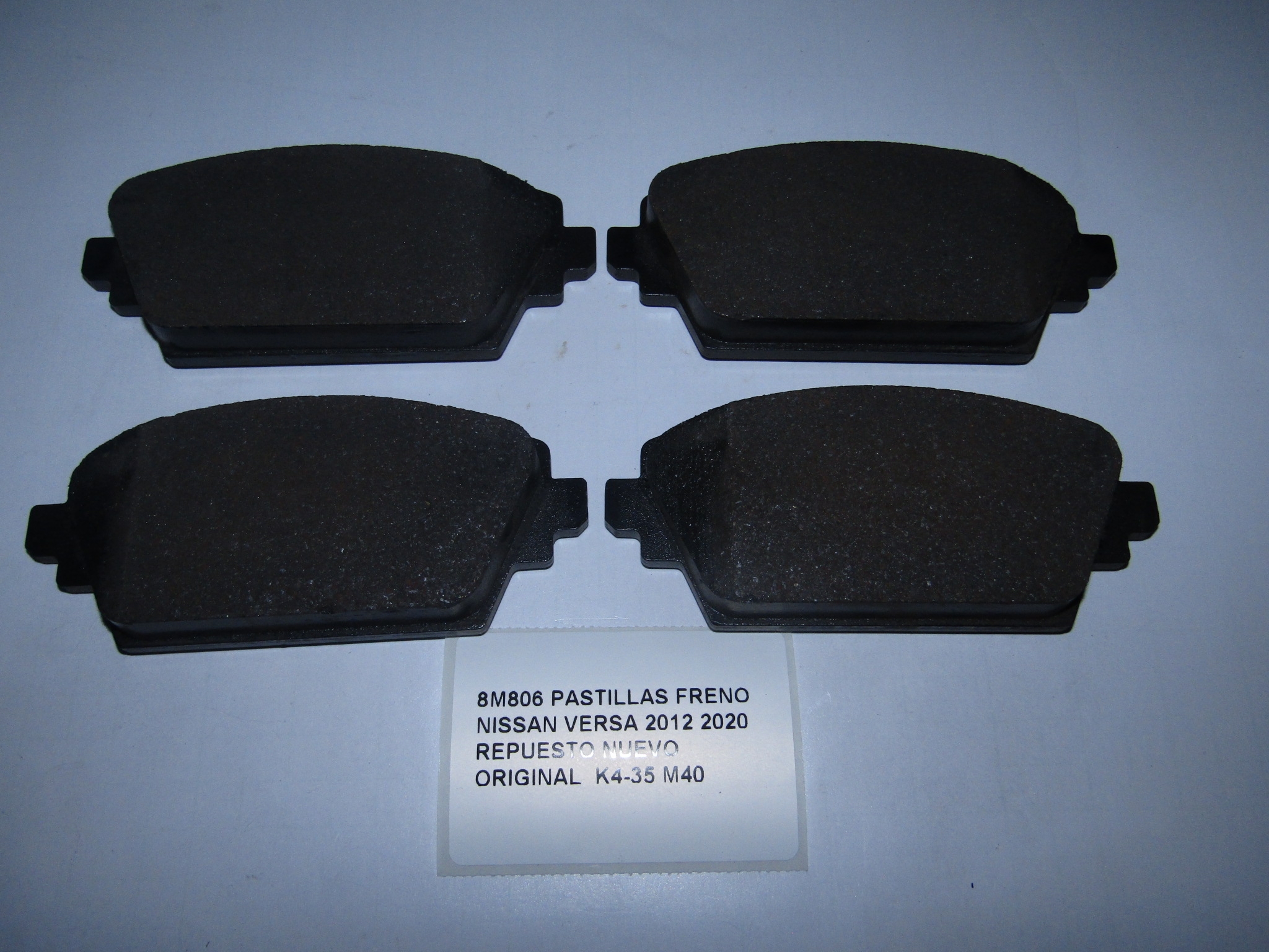 Pastillas Freno Nissan Versa 2012 2020 - foto 2
