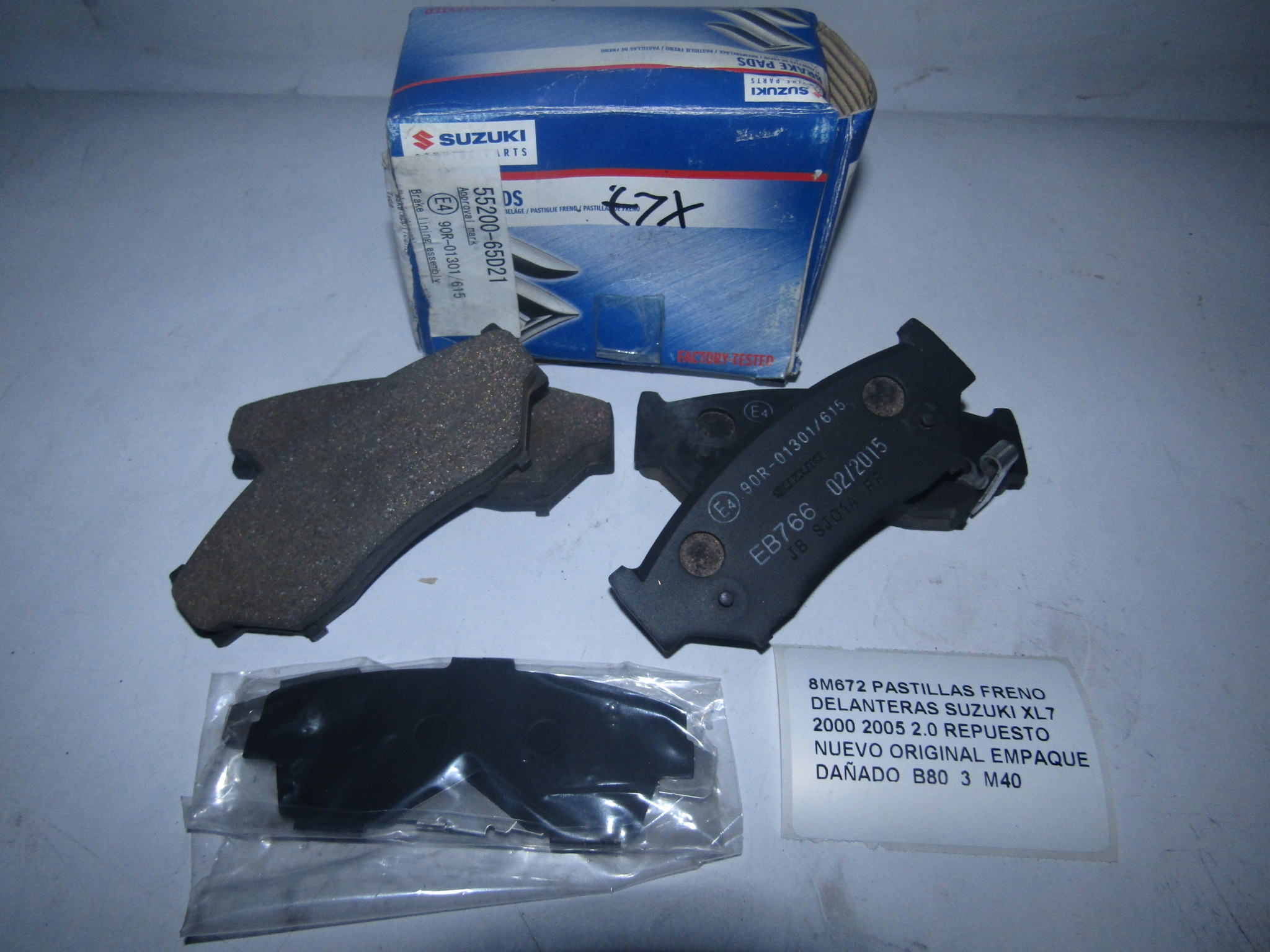 Pastillas Freno Suzuki Grand Vitara Xl7 2.0 Delanteras