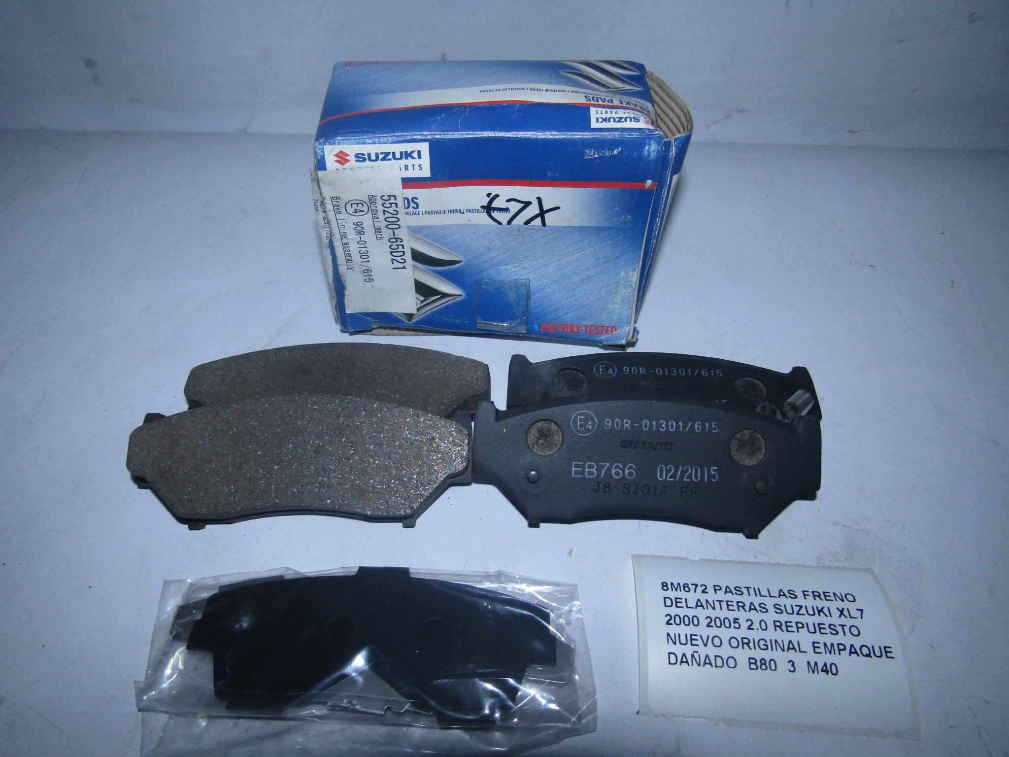 Pastillas Freno Suzuki Grand Vitara Xl7 2.0 Delanteras - foto 3