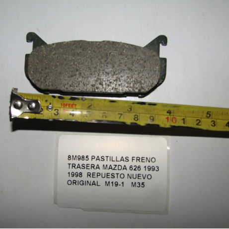 Pastillas Freno Trasera Mazda 626 1993 - 98 - foto 3