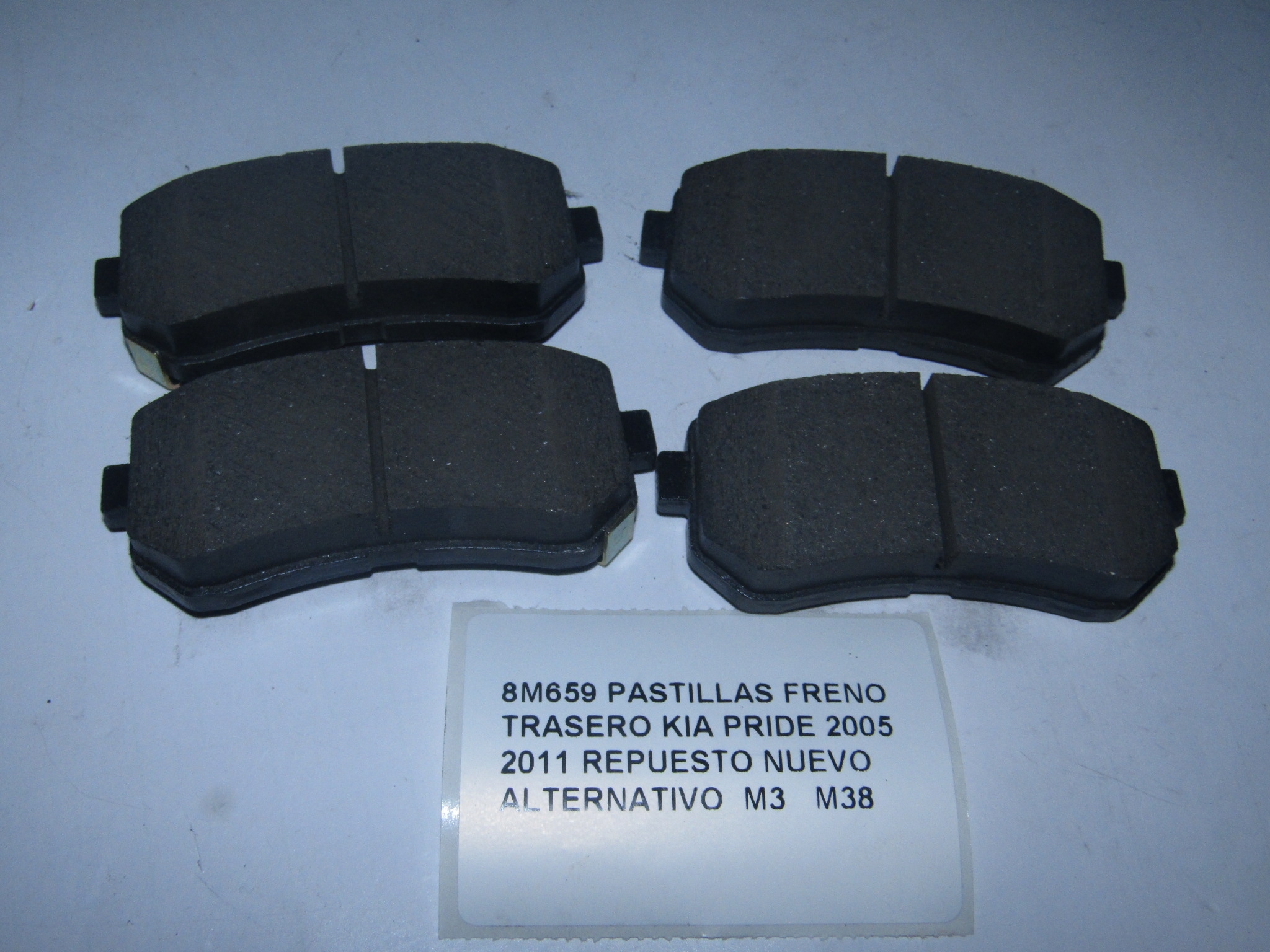 Pastillas Freno Trasero Kia Pride 2005 2011 - foto 3