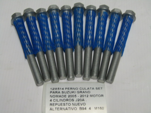 Perno Culata Set Para Suzuki Grand Nomade 2005 - 2012