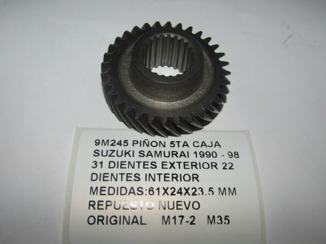Piñon 5ta Caja Suzuki Samurai 1990 - 98 31