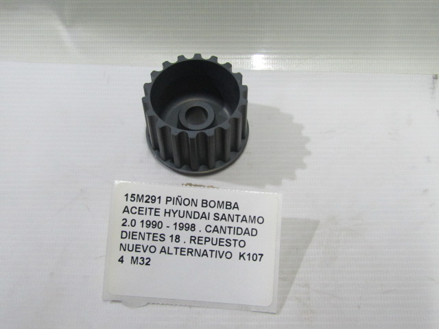 Piñon Bomba Aceite Hyundai Santamo 2.0 1990 - 1998 - foto 2