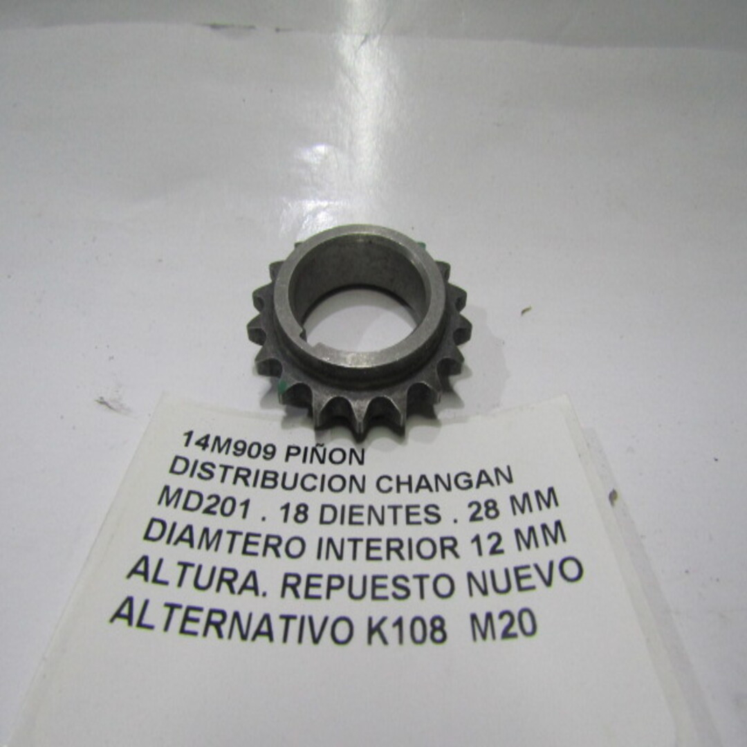 Piñon Distribucion Changan Md201 . 18 Dientes 28 Mm Diamtero - foto 3