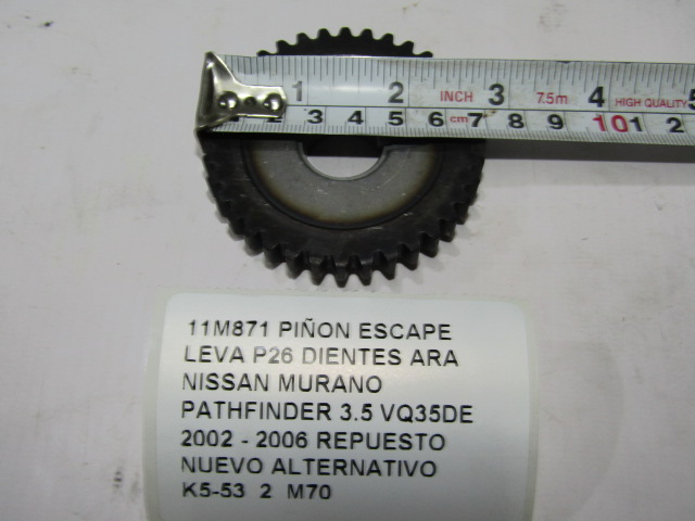 Piñon Escape Leva P26 Dient Nissan Murano Pathfinder 2002-06 - foto 3