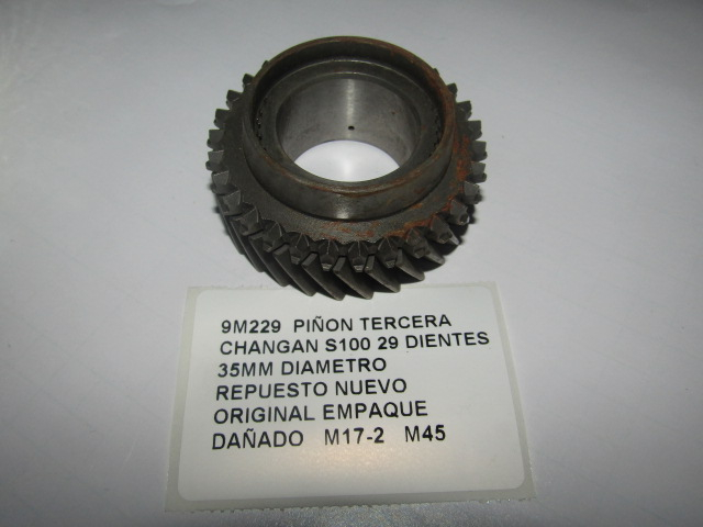 Piñon Tercera Changan S100 29 Dientes 35mm Diametro