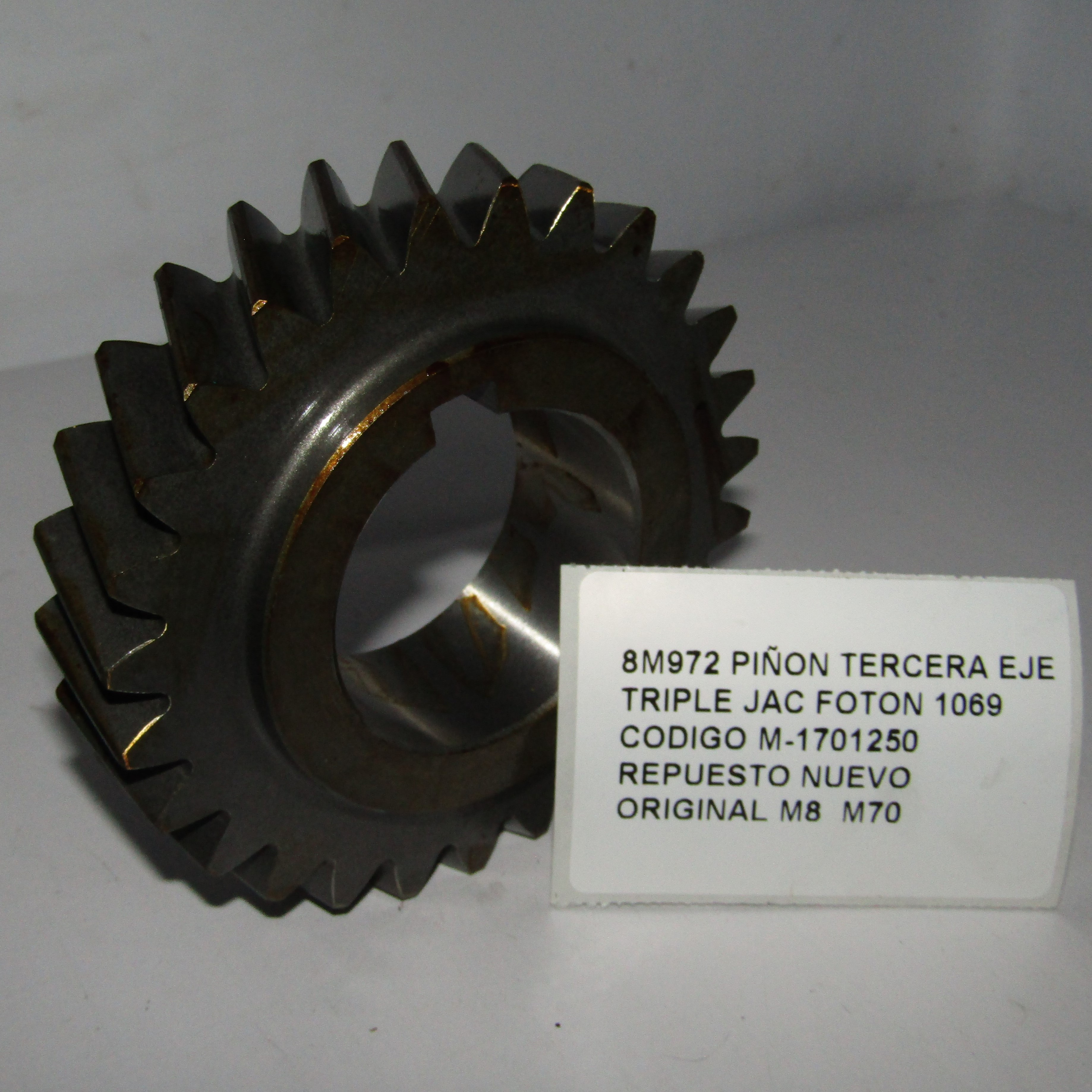 Piñon Tercera Eje Triple Jac Foton 1069 Codigo M-1701250 - foto 4