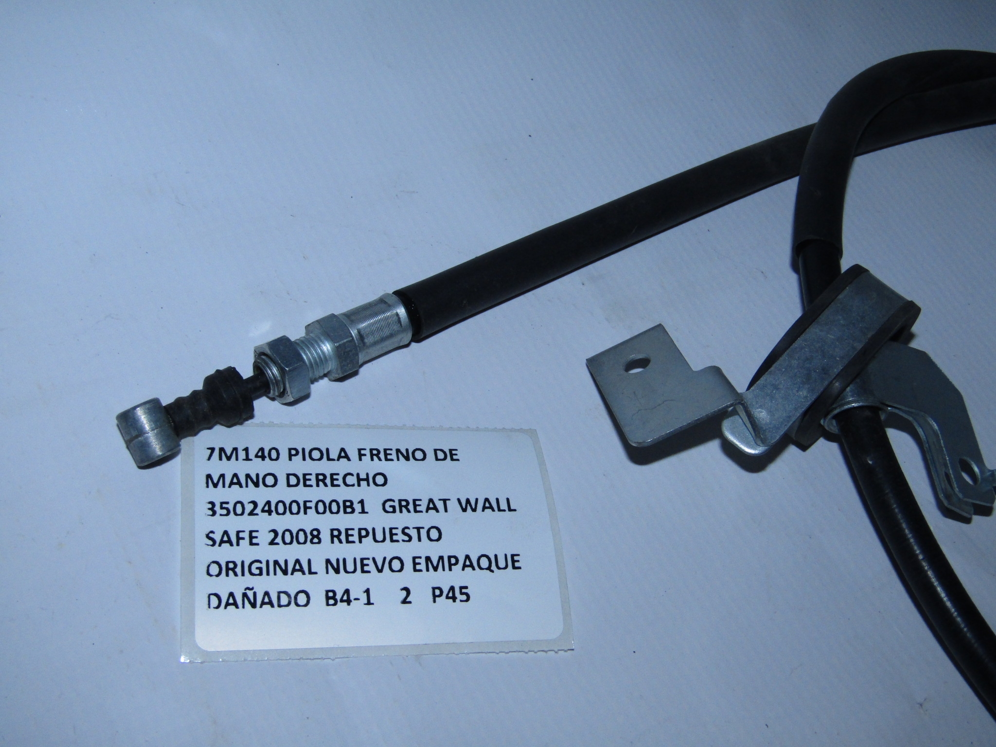 Piola Freno Mano Derecho 3502400f00b1 Great Wall Safe 2008 - foto 2