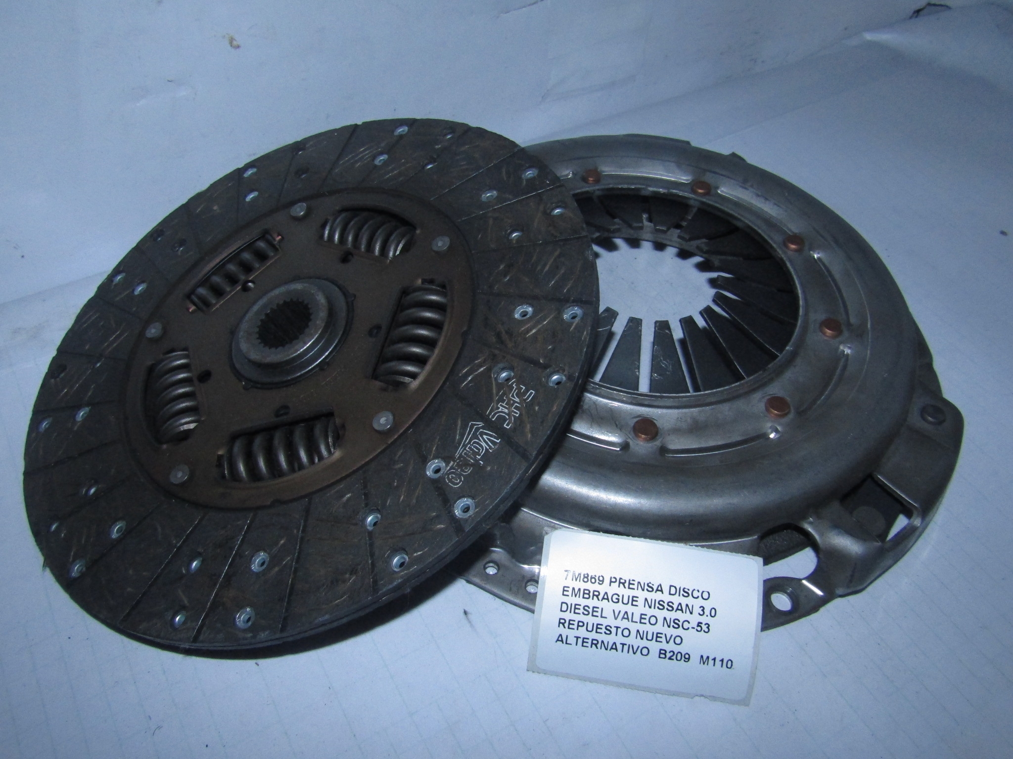 Prensa Disco Embrague Nissan 3.0 Diesel Valeo Nsc-53 - foto 3