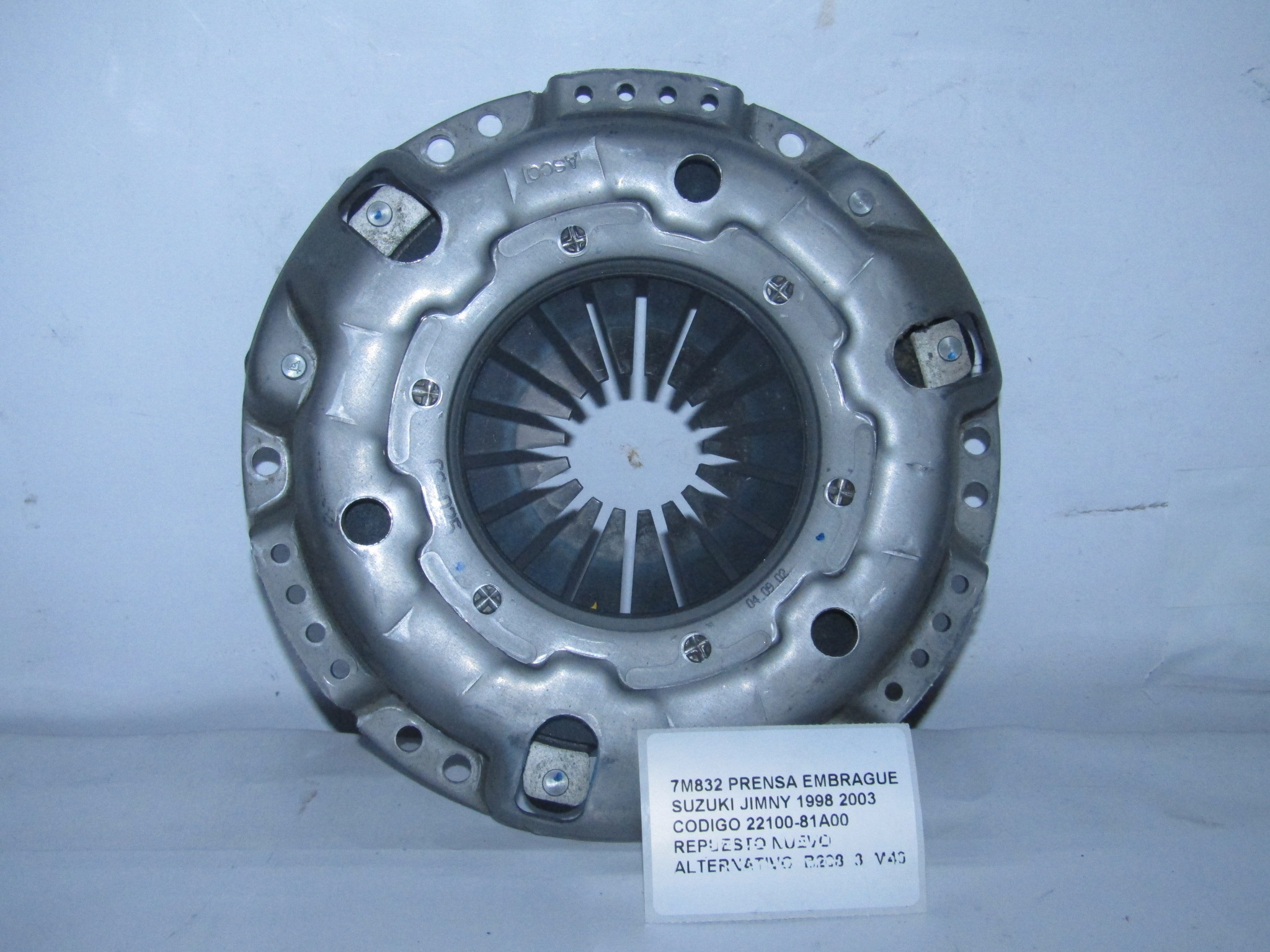Prensa Embrague Suzuki Jimny 1998 2003 Codigo 22100-81a00 - foto 2