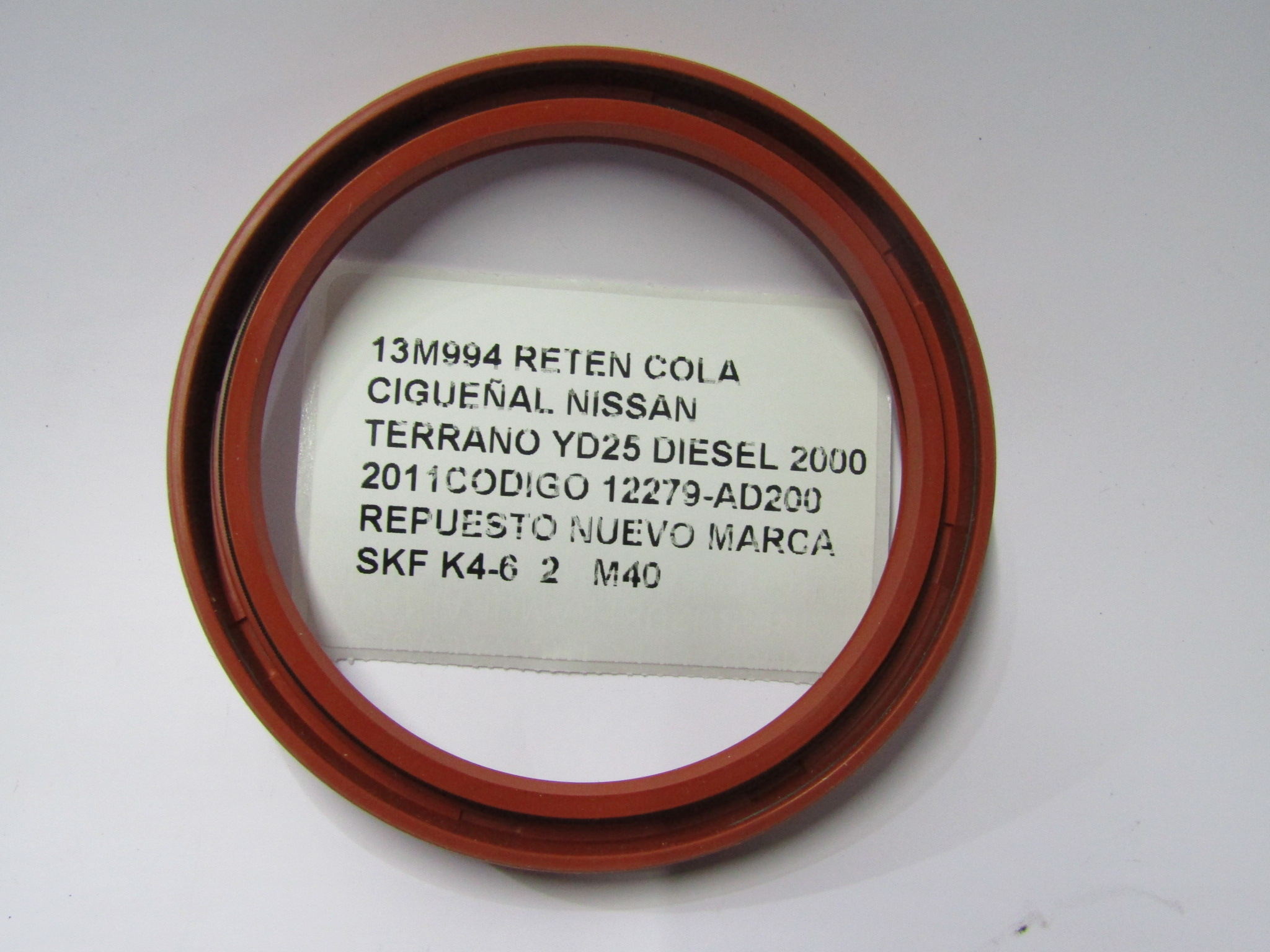Reten Cola Cigueñal Nissan Terrano Yd25 Diesel 2000 2011 - foto 2